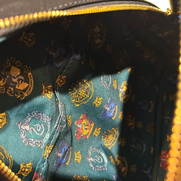 Loungefly Harry Potter Trilogy Series Triple Pocket Mini Backpack - Picture 10 of 16